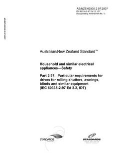 AS/NZS 60335.2.97:2007