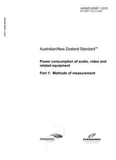 AS/NZS 62087.1:2010