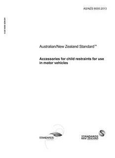 AS/NZS 8005:2013