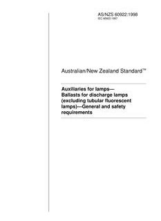 AS/NZS 60922:1998