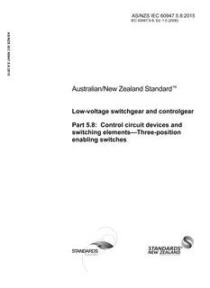 AS/NZS IEC 60947.5.8:2015