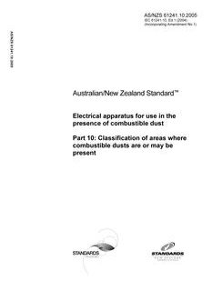 AS/NZS 61241.10-2005