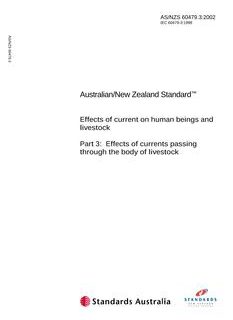 AS/NZS 60479.3:2002