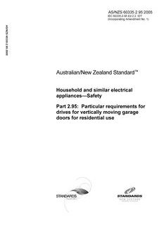 AS/NZS 60335.2.95-2005