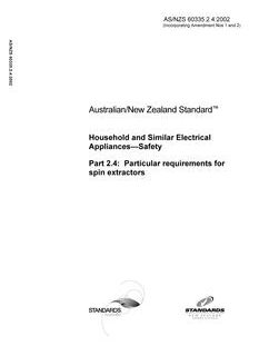 AS/NZS 60335.2.4-2002