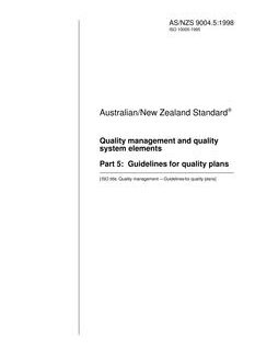 AS/NZS 9004.5-1998