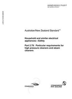 AS/NZS 60335.2.79:2017