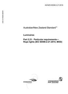 AS/NZS 60598.2.21:2018
