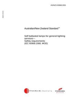 AS/NZS 60968:2001