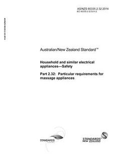 AS/NZS 60335.2.32:2014
