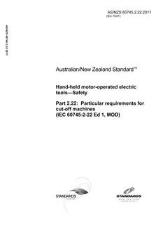 AS/NZS 60745.2.22:2011