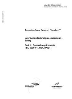 AS/NZS 60950.1-2003
