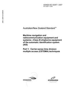 AS/NZS IEC 62287.1-2007
