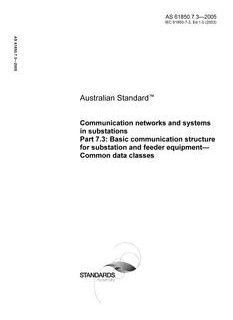 AS 61850.7.3-2005