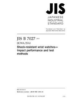 JIS B 7027:2018