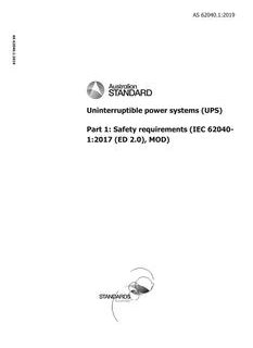 AS 62040.1:2019