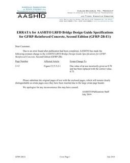 AASHTO GFRP-2B-E1