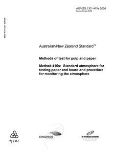 AS/NZS 1301.415S:2008