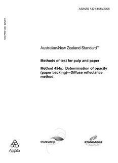 AS/NZS 1301.454S:2006