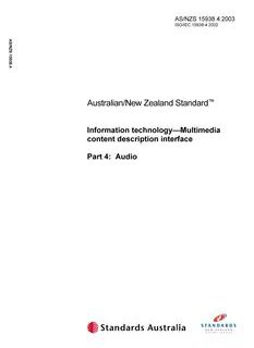 AS/NZS 15938.4:2003