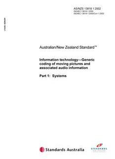 AS/NZS 13818.1:2002