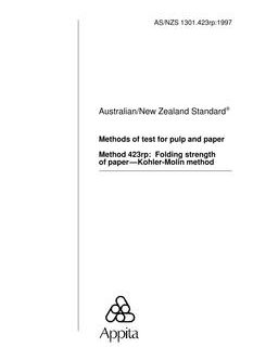 AS/NZS 1301.423RP:1997