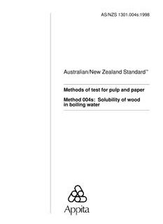 AS/NZS 1301.004S:1998