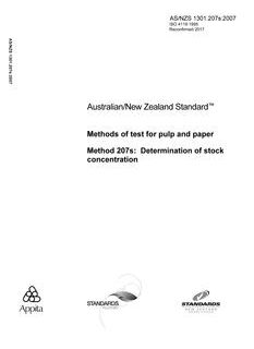AS/NZS 1301.207S:2007