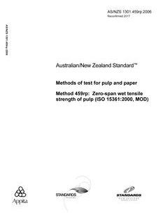 AS/NZS 1301.459RP:2006