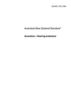 AS/NZS 1270:1999