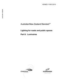 AS/NZS 1158.6:2010