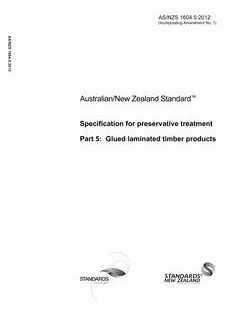 AS/NZS 1604.5:2012