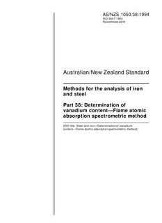 AS/NZS 1050.38:1994