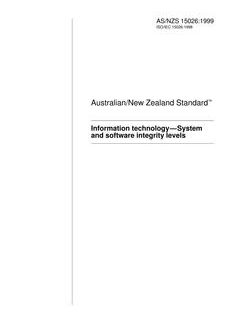 AS/NZS 15026:1999