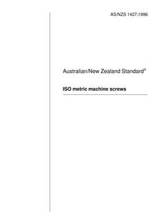 AS/NZS 1427:1996