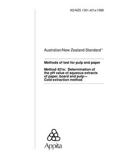 AS/NZS 1301.421S:1998