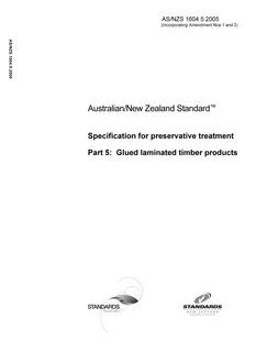 AS/NZS 1604.5:2005