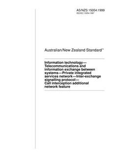 AS/NZS 15054:1999