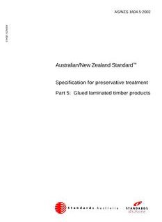 AS/NZS 1604.5:2002