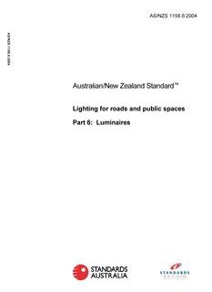 AS/NZS 1158.6:2004