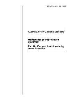 AS/NZS 1851.16:1997