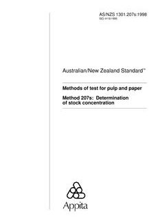 AS/NZS 1301.207S:1998