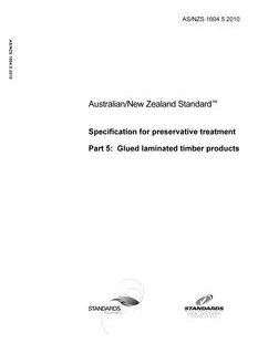 AS/NZS 1604.5:2010