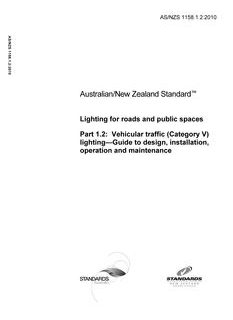 AS/NZS 1158.1.2:2010