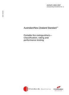 AS/NZS 1850:1997