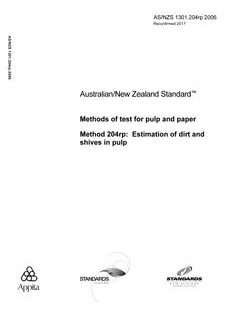 AS/NZS 1301.204RP:2006