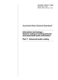 AS/NZS 13818.7:1999