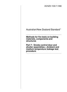 AS/NZS 1530.7:1998