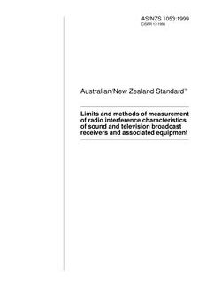 AS/NZS 1053:1999