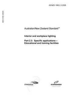AS/NZS 1680.2.3:2008
